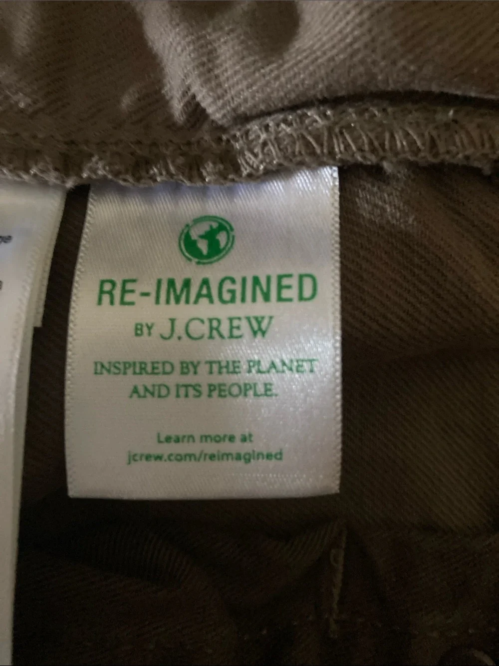 J. Crew 484 brown jeans 32/32 tapered stretch mens